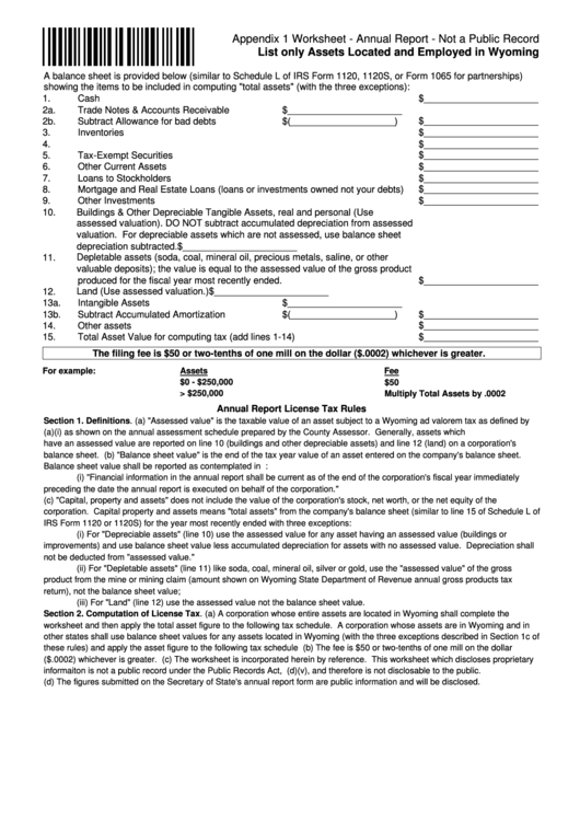 Wyoming Annual Report Form - ReportForm.net