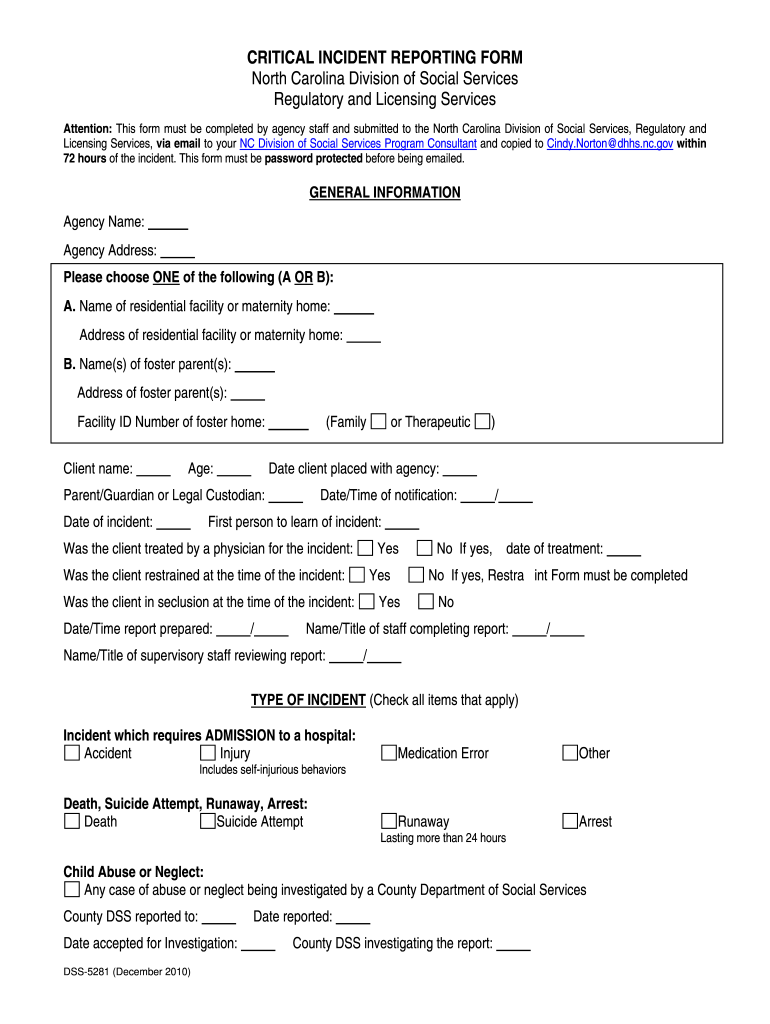 Dss Incident Reporting Fill Out And Sign Printable PDF Template SignNow