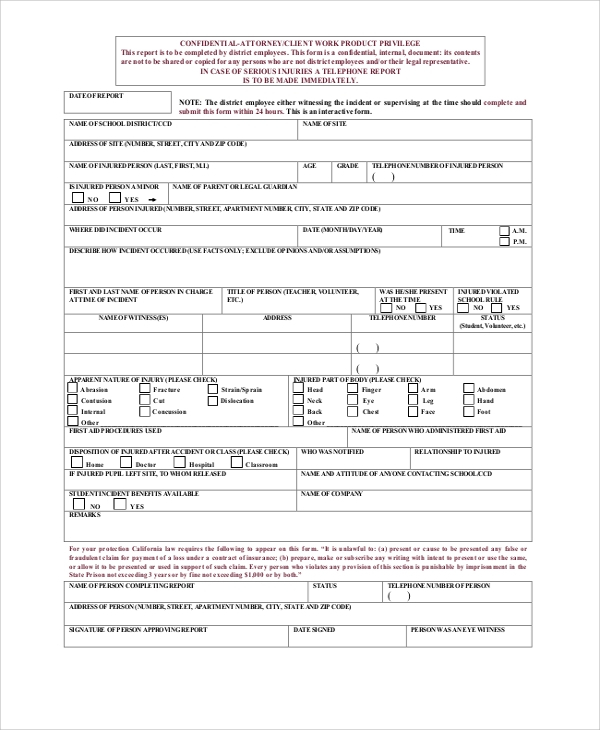 Incident Report Template Qld TEMPLATES EXAMPLE