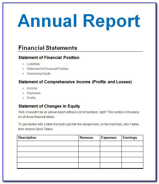 Florida Llc Annual Report Sample
