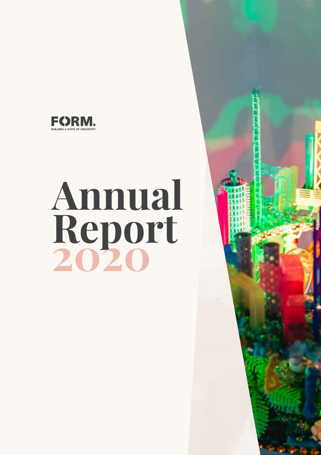 FORM Annual Report 2020 By FORM WA Issuu