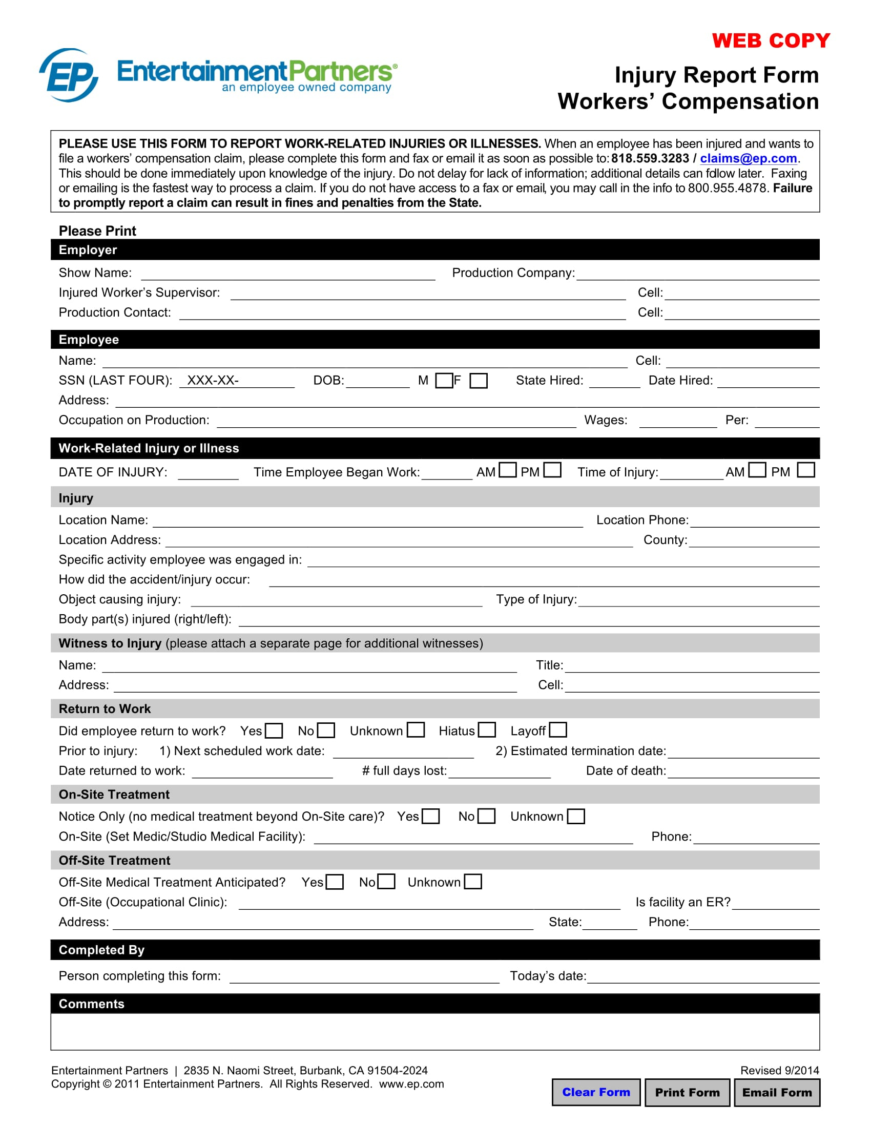 FREE 15 Injury Report Forms In MS Word PDF Excel