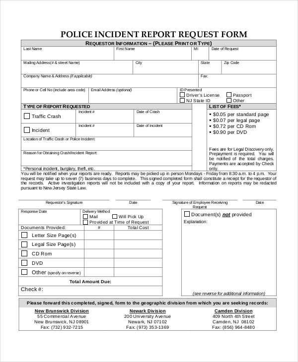 FREE 37 Incident Report Forms In PDF MS Word Excel