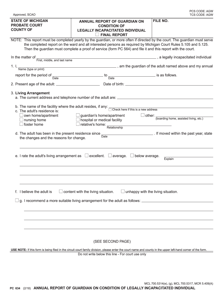 Guardian Report Annual 2008 Form Fill Out Sign Online DocHub