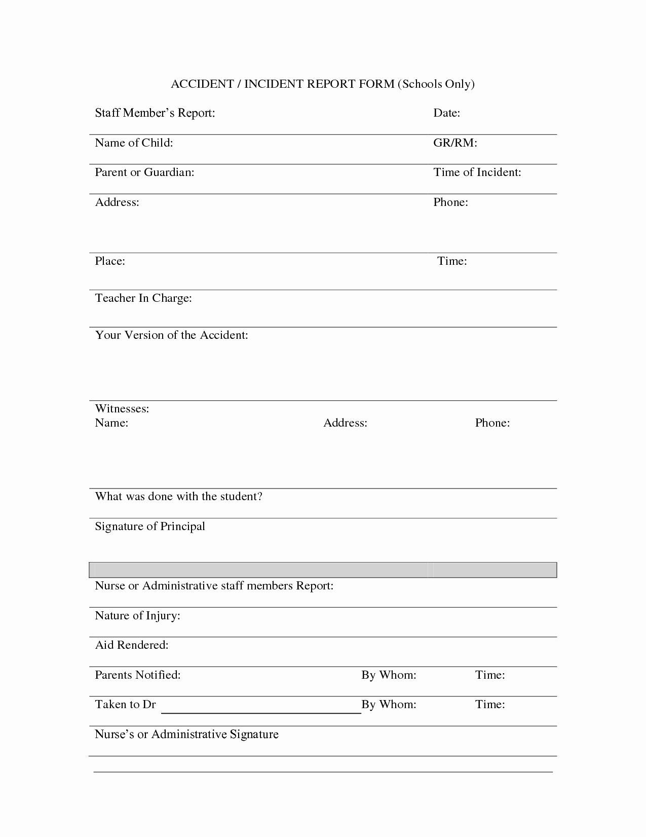 The Marvellous Fire Incident Report Form Doc Samples Format Sample Word