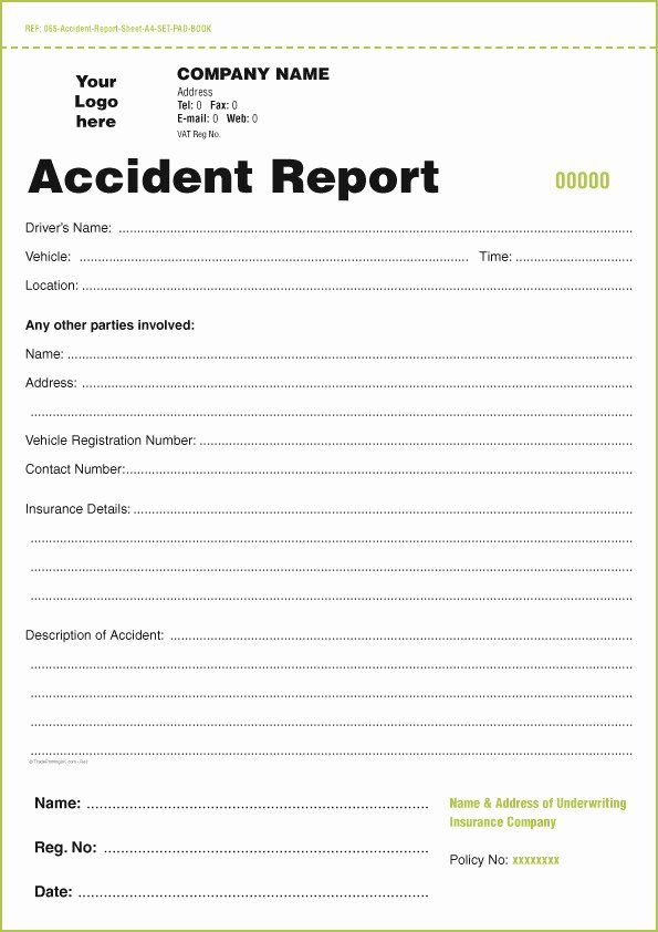 Vehicle Accident Report Form Fresh Dot Driver Vehicle Inspection Report